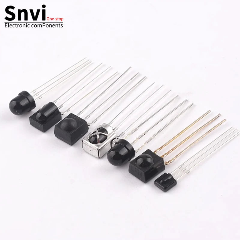 Snvi 5PCS Universal IR Infrared Receiver VS1838B CHQB HS0038 TL1838 VS1838 1838 HX1838 VS0038 Remote Receiver Tube