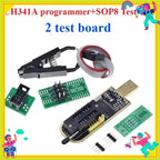 1PCS  CH341A CH341B 24 25 Series EEPROM Flash BIOS USB Programmer Module SOIC8 SOP8 Test Clip For EEPROM 93CXX / 25CXX / 24CXX