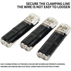 40/200Pcs D2 Quick Wire Connectors Solderless Push-in Terminal Blocks Electrical Cable Connector for Home DIY Automotive Repair