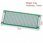Double Side Prototype Diy Universal Printed Circuit 2.54mm PCB Board Protoboard For DIY Soldering Project 6x8 5x7 4x6 3x7 2x8cm