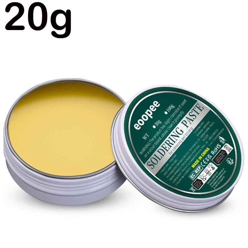 Solder Flux Paste For Electronics No Clean Flux Lead-Free Soldering Circuit Boards Copper Electrical Wire Safe Welding Paste