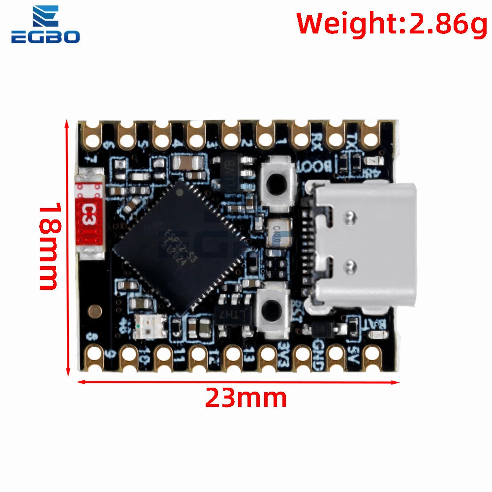 ESP32-S3 Dual-Band WiFi/Bluetooth  5.0 SuperMini Development Board ESP32 Programmable  PCB Kit  for arduino