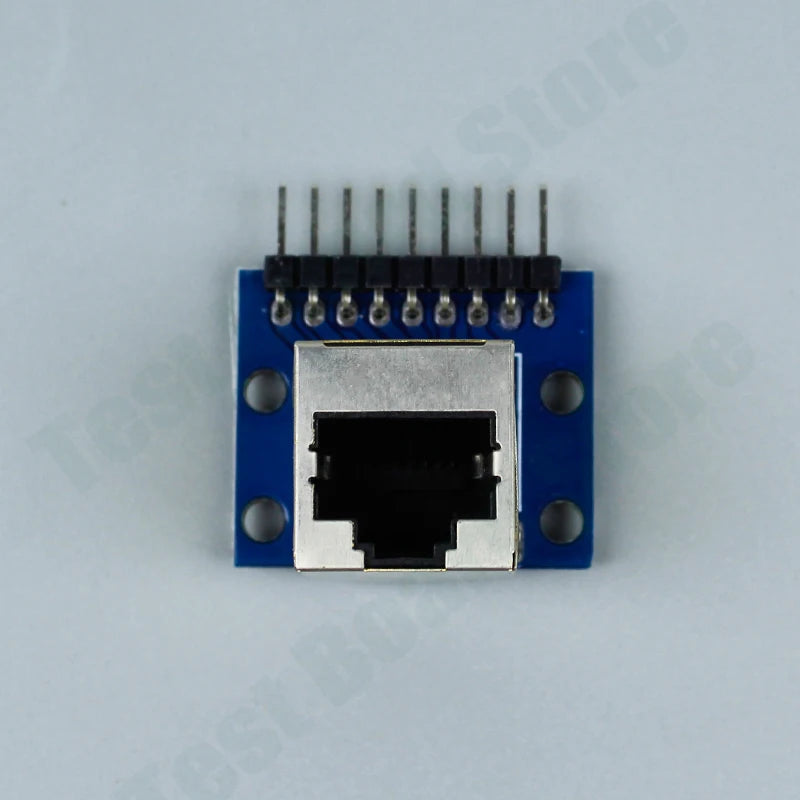 1Pce RJ45 Ethernet Port 8P Vertical Horizontal Test Board Bent Pin Straight Pin Network Port Adapter Circuit Board Connector