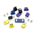 1~100pcs Thermocouple Miniature Socket & Plug Connector K/T/J/E Type Panel Mount Thermocouple Plugs and Sockets Sensor