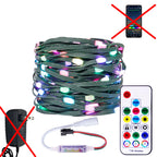 WS2812B RGBIC LED String 5M-20M Dream Color Party Christmas Lights Individually Addressable String Lights Waterproof USB DC DC5V