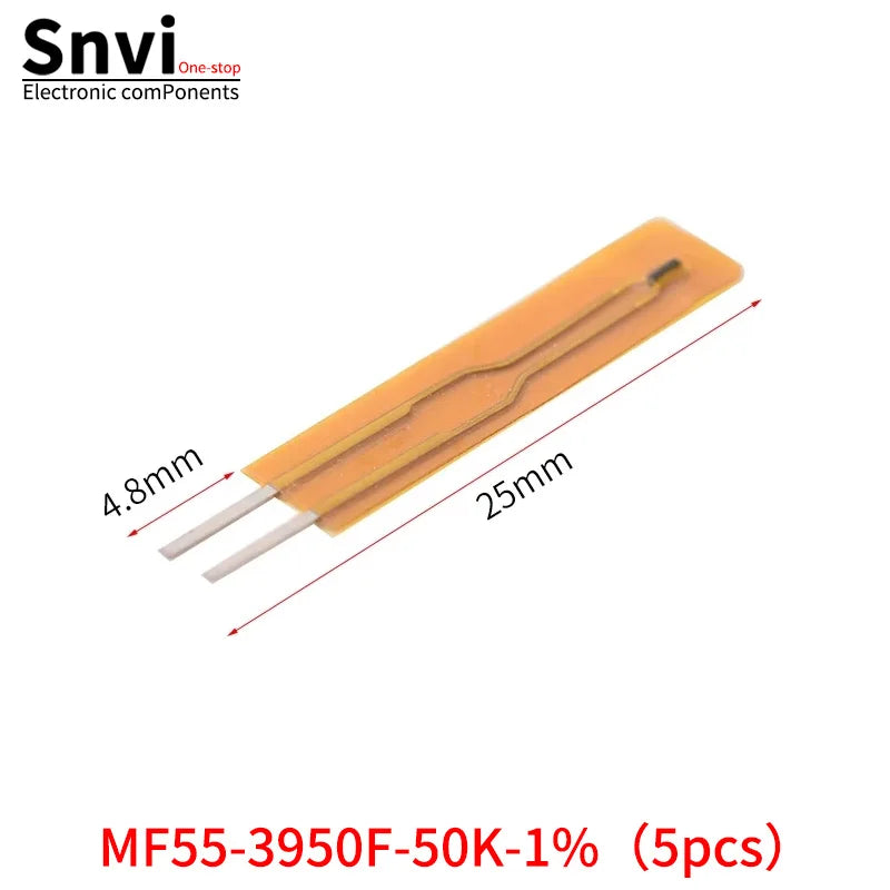 NTC Thermistor 1% MF5B MF55 5K/10K/50K/100K 3950/3435 Thin Film Type