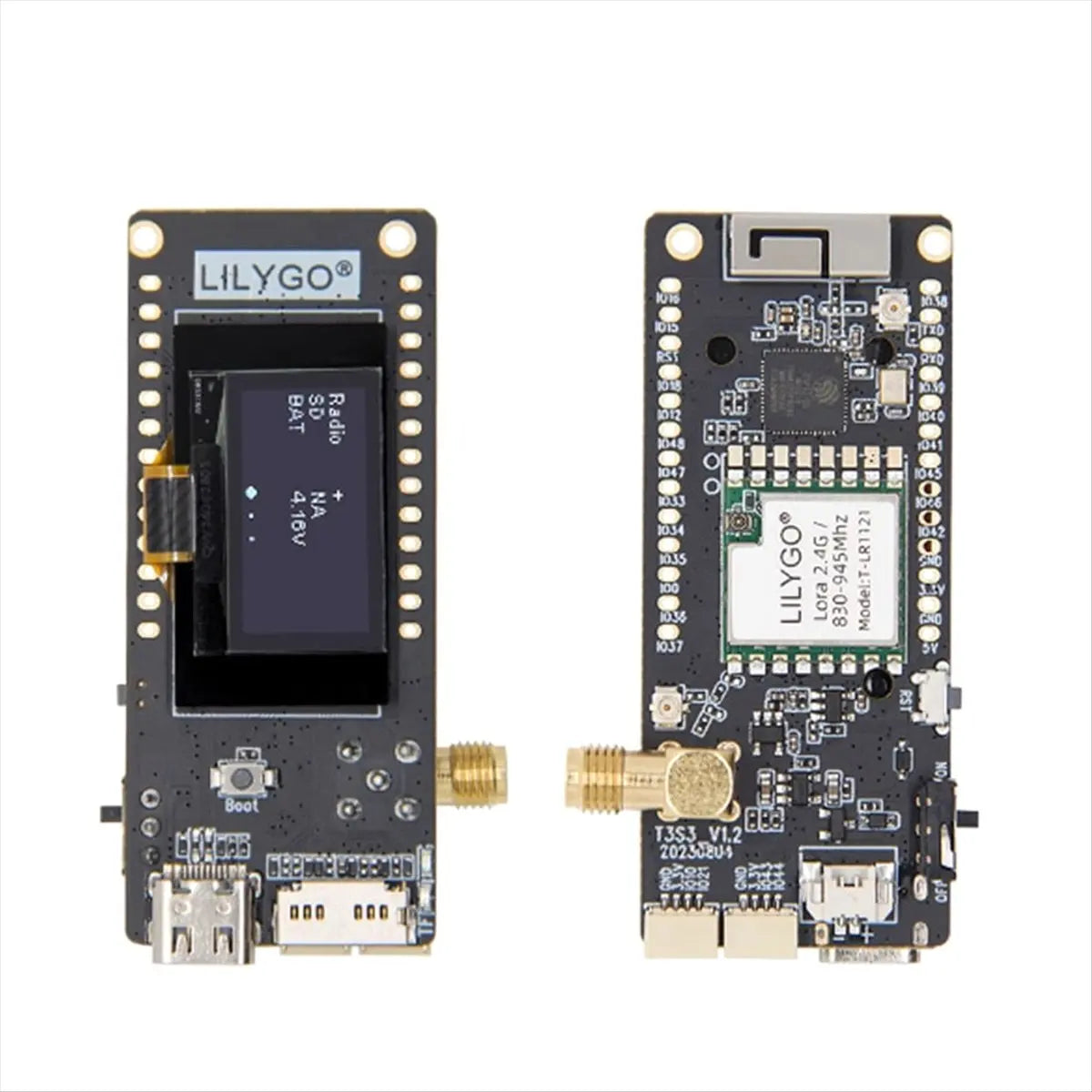 A10I  T3S3-LR1121/2.4G V1.2 - LoRa2.4G SX1280 Equipped with 0.96 Inch OLED Development Board Module