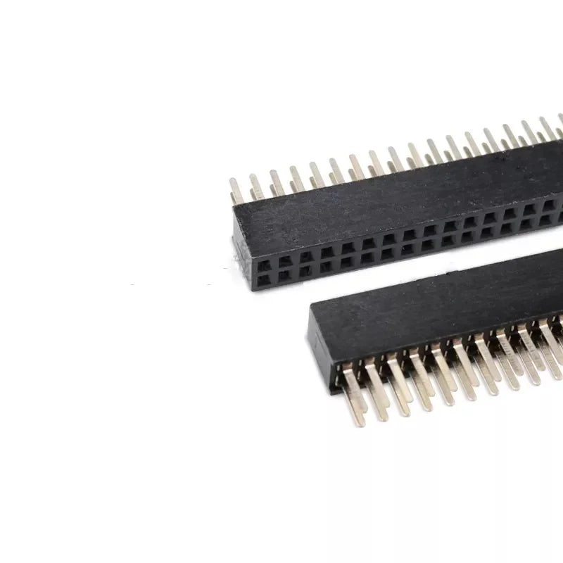 1.27mm 1.27 Double Row Female 3~50P Breakaway PCB Board Pin Header socket Connector Pinheader 2*3p 2*10p 2*6 2*20 2*12 2*25