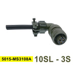 MIL-C 5015 Military Specification Connectors 10SL-3 10SL-4 MIL STD Plug&Socket MS3102A MS3106A MS3108A Circular Connector