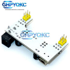 GHPYQKC MB102 Breadboard Dedicated Power Supply Module Mini USB Black White 2 Way 3.3V 5V MB-102 Solderless Bread Board