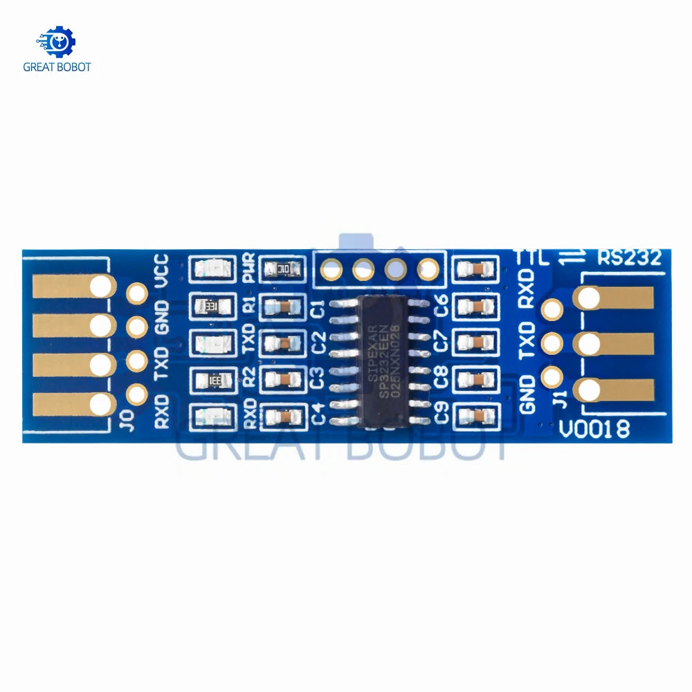 SP3232 RS232 to TTL Bidirectional Level Shifter 3-5.5V Wide Voltage Serial Adapter for Arduino DIY Module