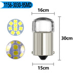 100PCS P21W P21 1156 BA15S 9 Led 3030 SMD Car Signal Lamp R5W R10W Auto DC 12V 24V