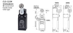 CNTD CLS-121M Rotary Roller Limit Switch IP65 10A 380V Momentary Reset Travel Switch for Elevator Machinery Automation Equipment