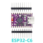 SAMIROB WiFi Bluetooth ESP32 C3 S3 H2 C6 SuperMini Board IoT Development Kit Compatible with MicroPython Programming