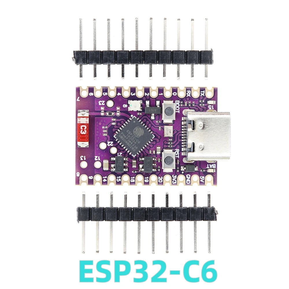 SAMIROB WiFi Bluetooth ESP32 C3 S3 H2 C6 SuperMini Board IoT Development Kit Compatible with MicroPython Programming