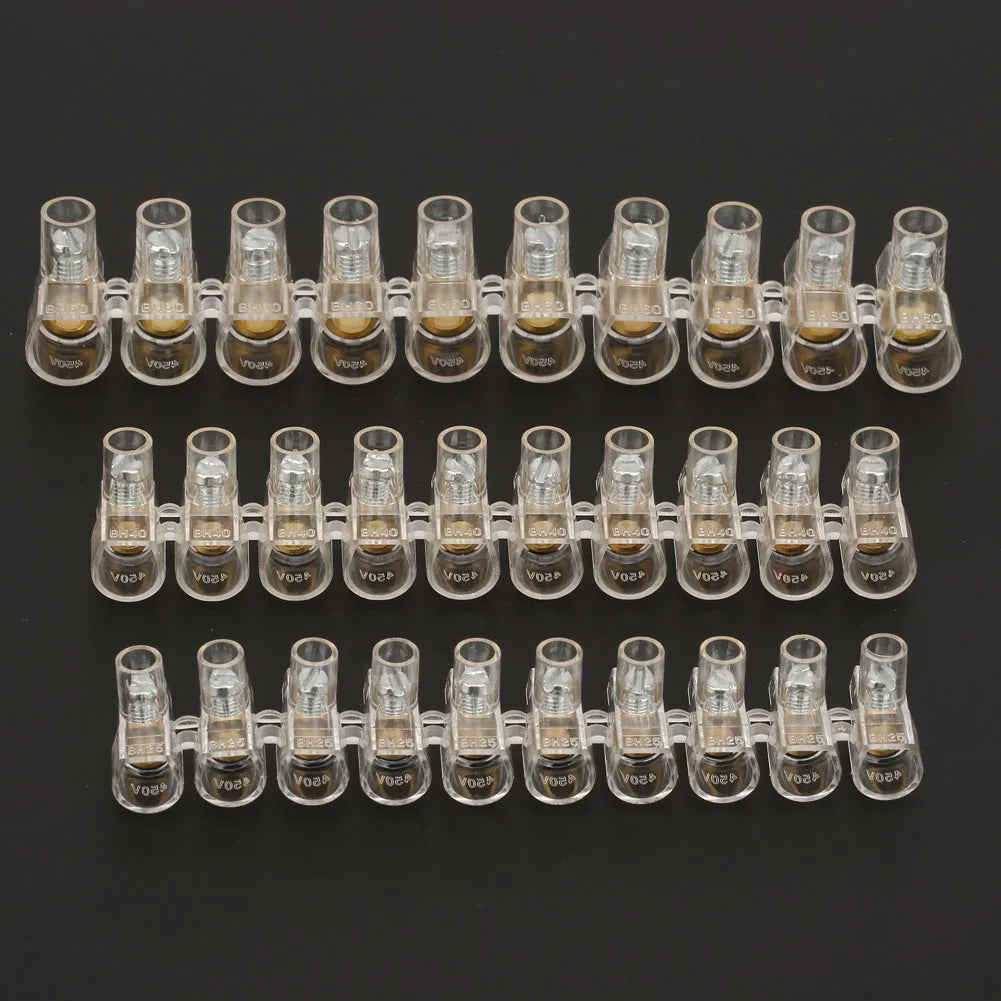 Connector Strip Barrier Screw Connector Strip Terminal Blocks Electrical Wire Terminal Connector Terminal Blocks