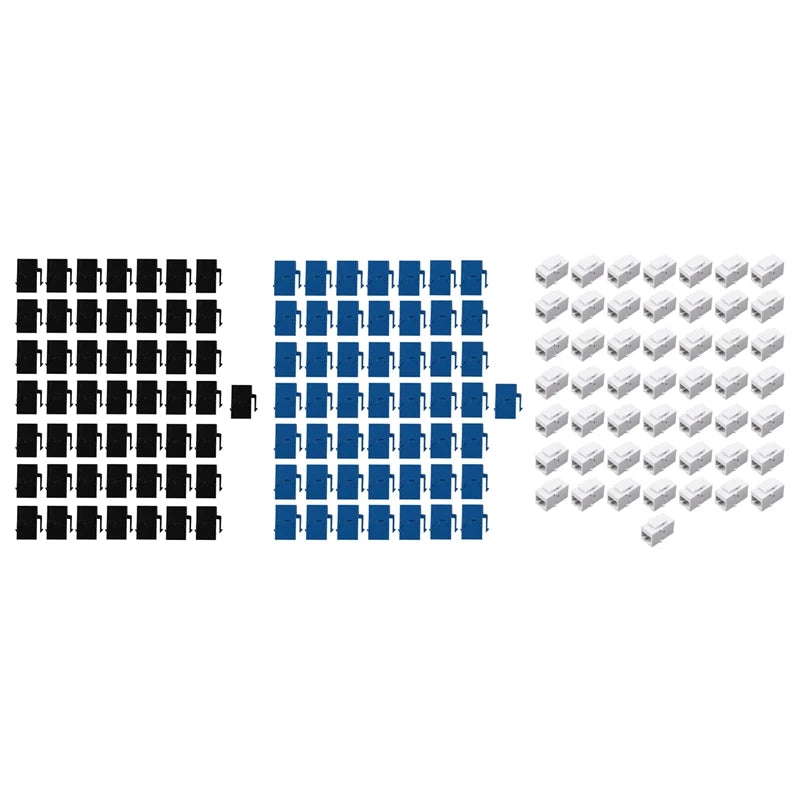 RJ45 Connector Keystone Jack Cat6 RJ45 Extension Coupler Ethernet Network LAN Cat 6 Coupler Jacks Extend Adapter