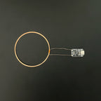 0~80mm Induction Wireless Power Supply Transmitter Coil Module TYPE-C USB DC 5V + 5pcs Wireless Receiver Led Lamp
