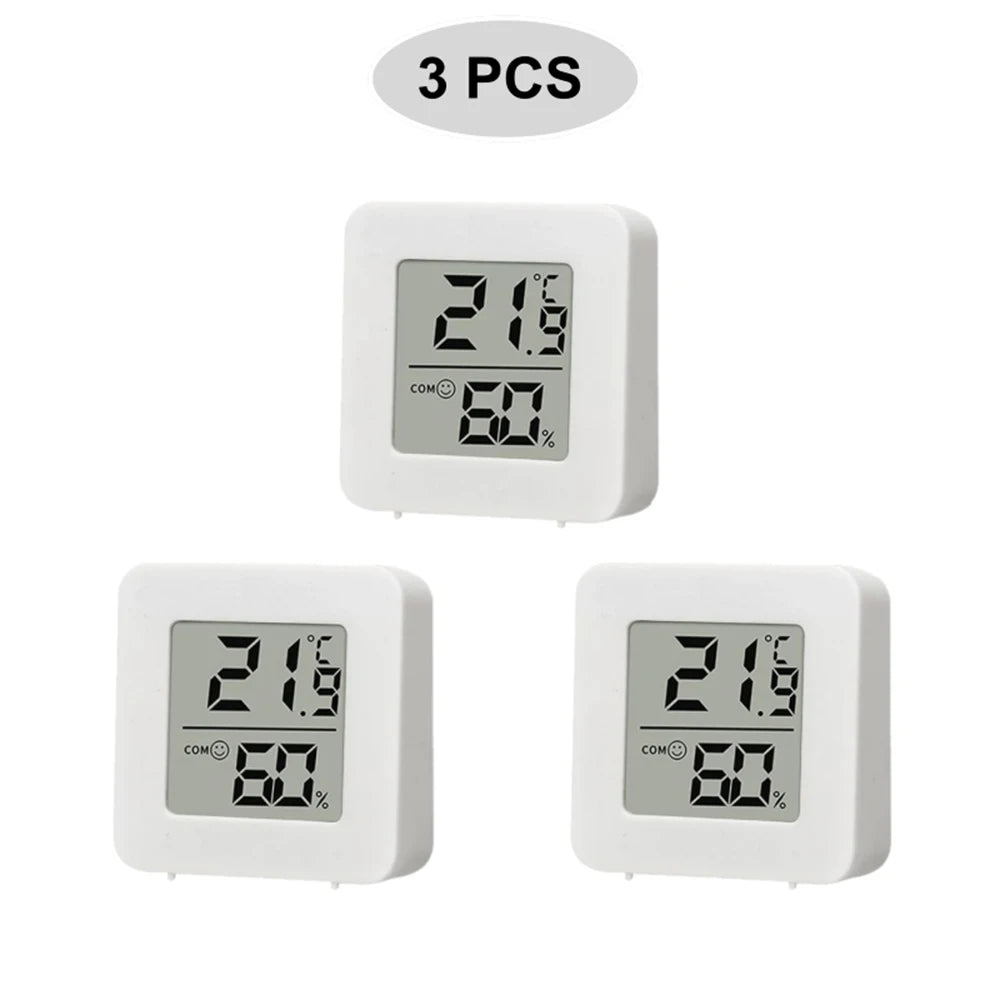 1/2/3/5PCS Mini LCD Digital Thermometer Hygrometer Indoor Room Temperature Humidity Meter Sensor Gauge Weather Station Set