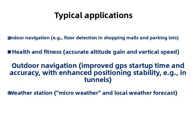 Easy-Integration BMP180 BME280 AHT20 Sensor High Precision Barometric Pressure Altimeter