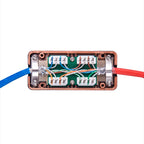 Linkwylan CAT7 RJ45 Junction Box Network Adapter 600MHz Ethernet LAN Cable LSA Connection Adaptor RJ45 Extension Box