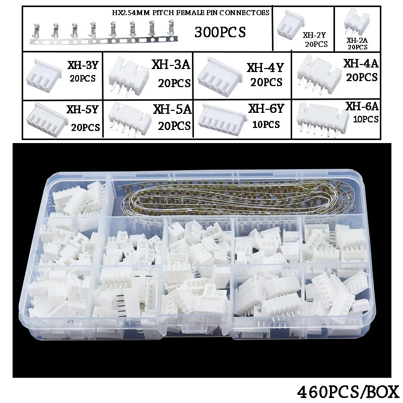 SN-28B Crimping pliers tool set-1550pcs 2.54mm Dupont connectors and crimp pins，460pcs,760pcs 2.54 mm JST-XH JST connector kit