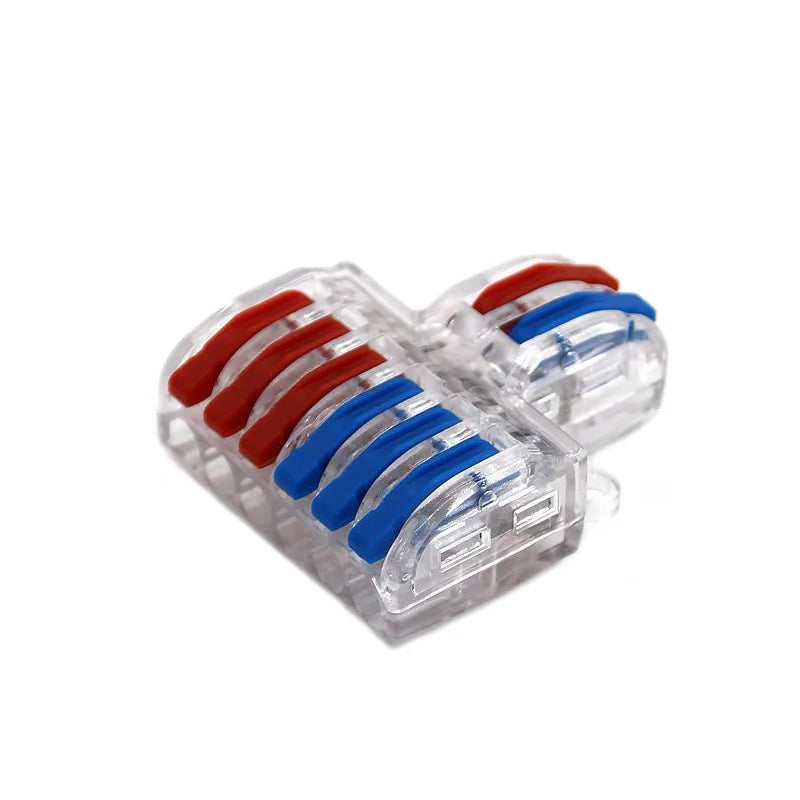 Wire Connector Mini Fast Universal Wiring Electrical Cable Conector LED Lamp Push In Terminal Block 222 SPL-62 SPL-42 Splic