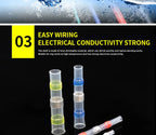 Solder Seal Wire Connectors 3:1 Heat Shrink Insulated Electrical Wires Terminals Butt Splice Waterproof 10/20/30//50/100pcs