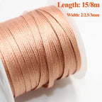 Copper Wire 15/8M Length 2.0/2.5/3mm Width Desoldering Braid Wick Solder Remover Wires for PCB BGA Welding Rework Soldering Tool