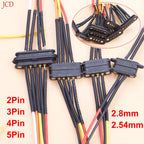 1 Pair 2A 36V DC Magnetic Pogo Pin Spring Loaded Male Female 2.8mm 2.54 MM Pitch 2/3/4/5pin Pole Through Holes PCB BTB Connector