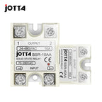 JOTTA SSR -10AA  25AA 40AA  AC Control AC SSR White Shell Single Phase Solid State Relay With Plastic Cover