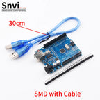 UNO R3 Development Board ATMEGA328P CH340 / ATEGA16U2 Compatible For Arduino with Cable R3/R4 UNO Proto Shield Expansion Board