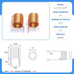 hollow inductor coil inductor copper wire  full specifications