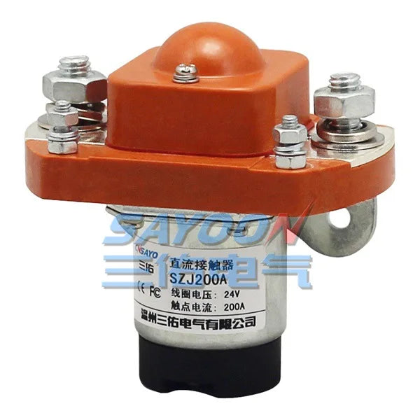 SAYOON SZJ-300A DC Contactor MZJ-300A Power Relay 12V 24V 36V 48V 60V 72V 120V for Car Batteries Electric Forklift Trucks