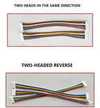 10Pcs Micro JST 1.25mm Wire Connector Pitch 1.25mm 2P 3P 4P 5P 6P 7P 8P 9P 10P Female to Female Plug Same / Reverse Direction