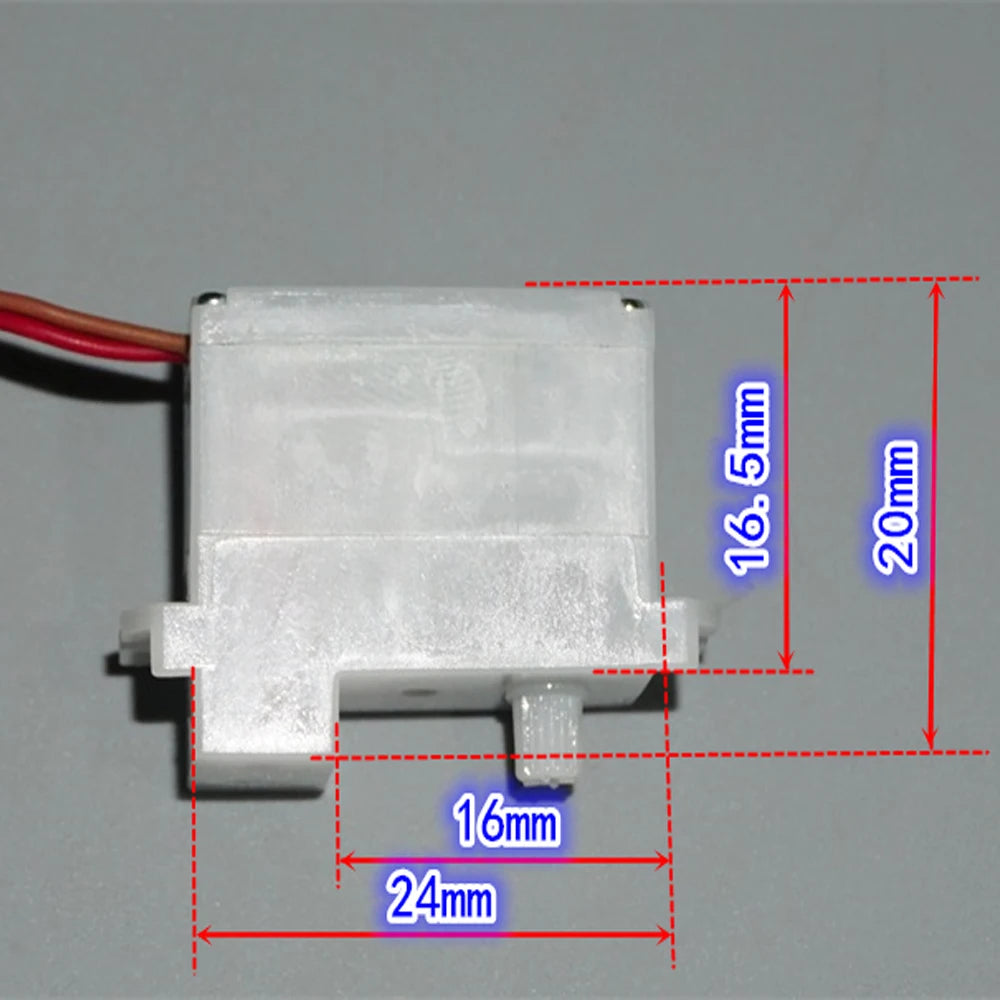 6g Servo Steering Motor Micro Mini Electric DC 5V Coreless Motor Mini Aeromodel RC Car Boat Model Robot Fixed Wing 90 Degrees