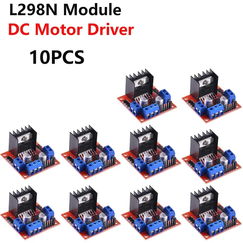 L298N DC Motor Driver Module L298N Stepper Motor Smart Car Robot Breadboard Peltier High Power L298 DC Motor Driver for Arduino