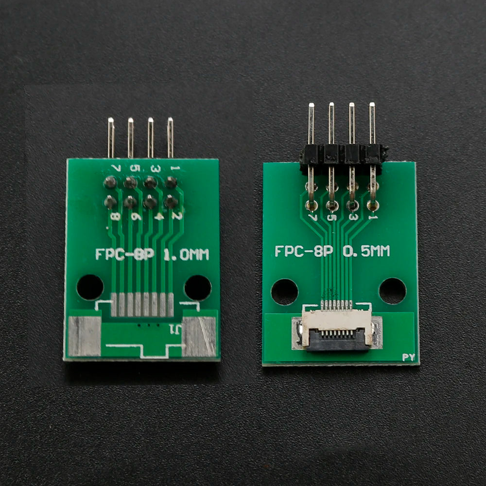 1PC FPC/FFC Adapter Board 0.5mm To 2.54mm Connector Double Row Straight Needle 4/6/8/10/12/14/15/16/18/20/22/24/26/30/34/36 Pin