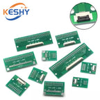 FPC/FFC Flat Cable Transfer Plate FPC FFC Adapter Board Directly Inserted DIY 0.5mm 1.0mm Spacing Connector 6P 8P 10P 20P 30-60P