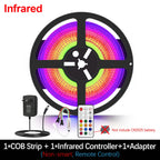 1M 2M 3M 4M 5M COB 24V RGBIC Led Strip 720Leds/M Wifi Bluetooth Infrared Remote Control Flexible Led Tape Lamp Room Decoration