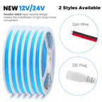 DC 12V 24V COB LED Strip Light 320 480 528 LEDs Flexible Tape High Density Linear Lighting Warm White 8mm PCB 0.5m 1m 2m 5m 10m