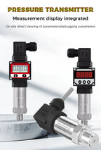 LCD Display Pressure Transmitter 4-20mA 0-5V 10V RS485 Output Water Gas Oil Pressur Sensor Negative Vacuum Pressure Transducer