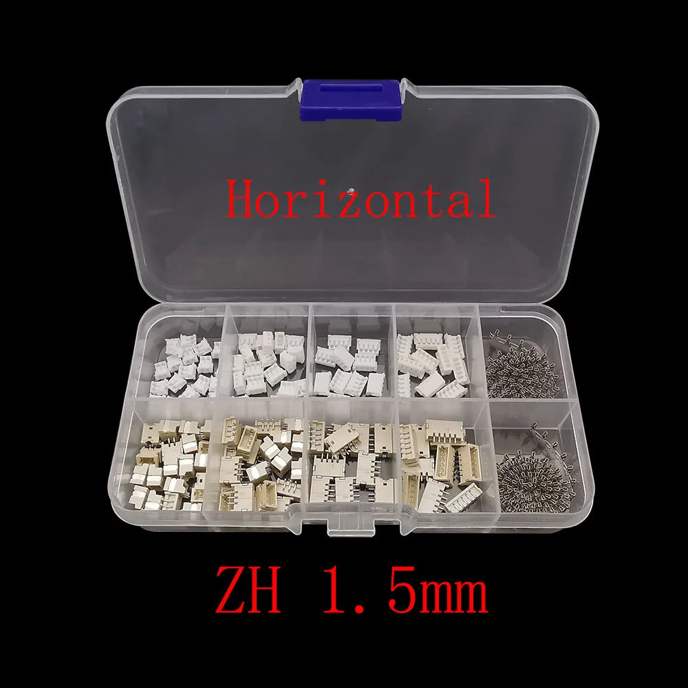 1Box JST ZH 1.5mm 2P 3P 4P 5 Pin Male Plug Female Socket Housing SMD DIP Terminal Kit Pin Header Crimp Wire Connector JST ZH1.5