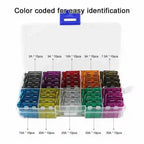 50/100Pcs Car Fuses Kit Assorted Auto Truck Standard Blade Fuse Assortment 2A 3A 5A 7.5A 10A 15A 20A 25A 30A 35A Auto Fuse