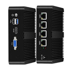 4 Ethernet Mini PC Intel N100 N2830 J1900 J4125 N5105 CPUs X86 Firewall Router Pfsense OPNSENSE Windows Linux Virtual Machine