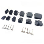 10Set Molex 3.0mm Double Row Connector Plug-in Male Female Housing Terminals 2*1/2/3/4/5/6/7/8/9/10/11/12P
