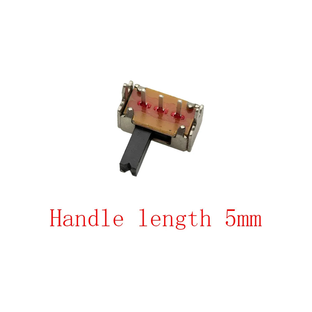 20Pcs SPDT 1P2T Slide Switch Mini Toggle Switch 2 Position 3 Pin On-Off DIP for DIY Power Electronic Projects PCB DC 50V 0.5A