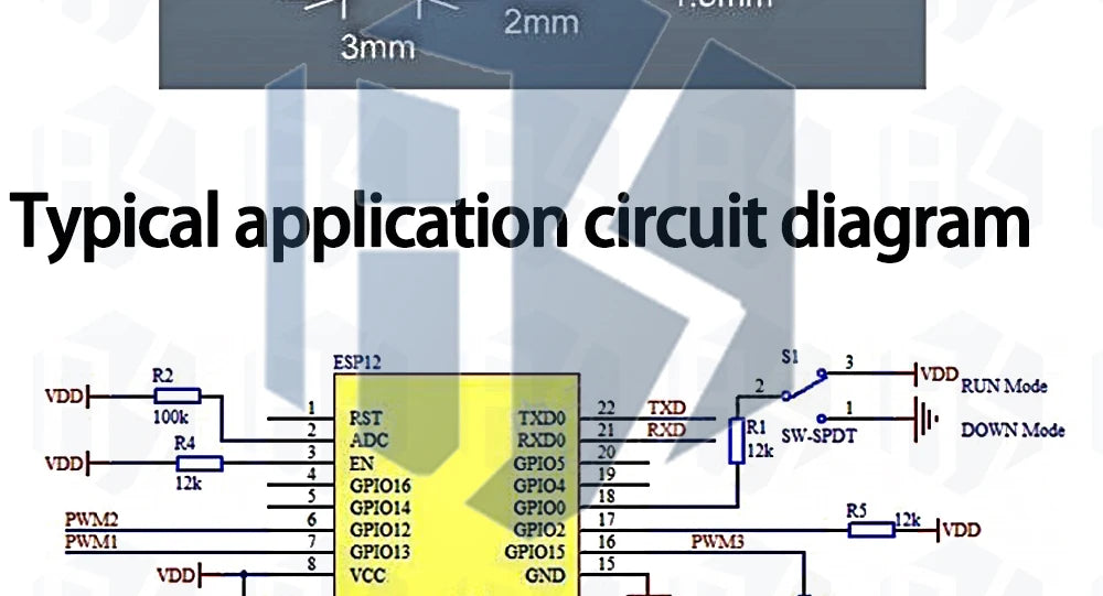 ESP8266 ESP-01 ESP-01S ESP-07 ESP-12 ESP-12E ESP-12F  ESP-07SWIFI wireless module wireless transceiver For arduino