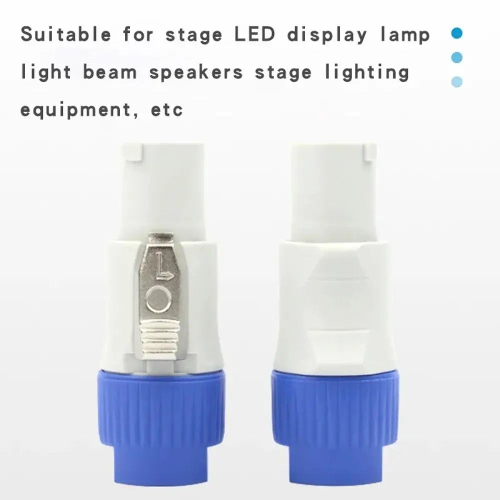 20A Powercon Connector 250V Blue White NAC3FCA NAC3FCB AC Male Plug 3 PIN Socket Stage Light LED Power Cable Plug
