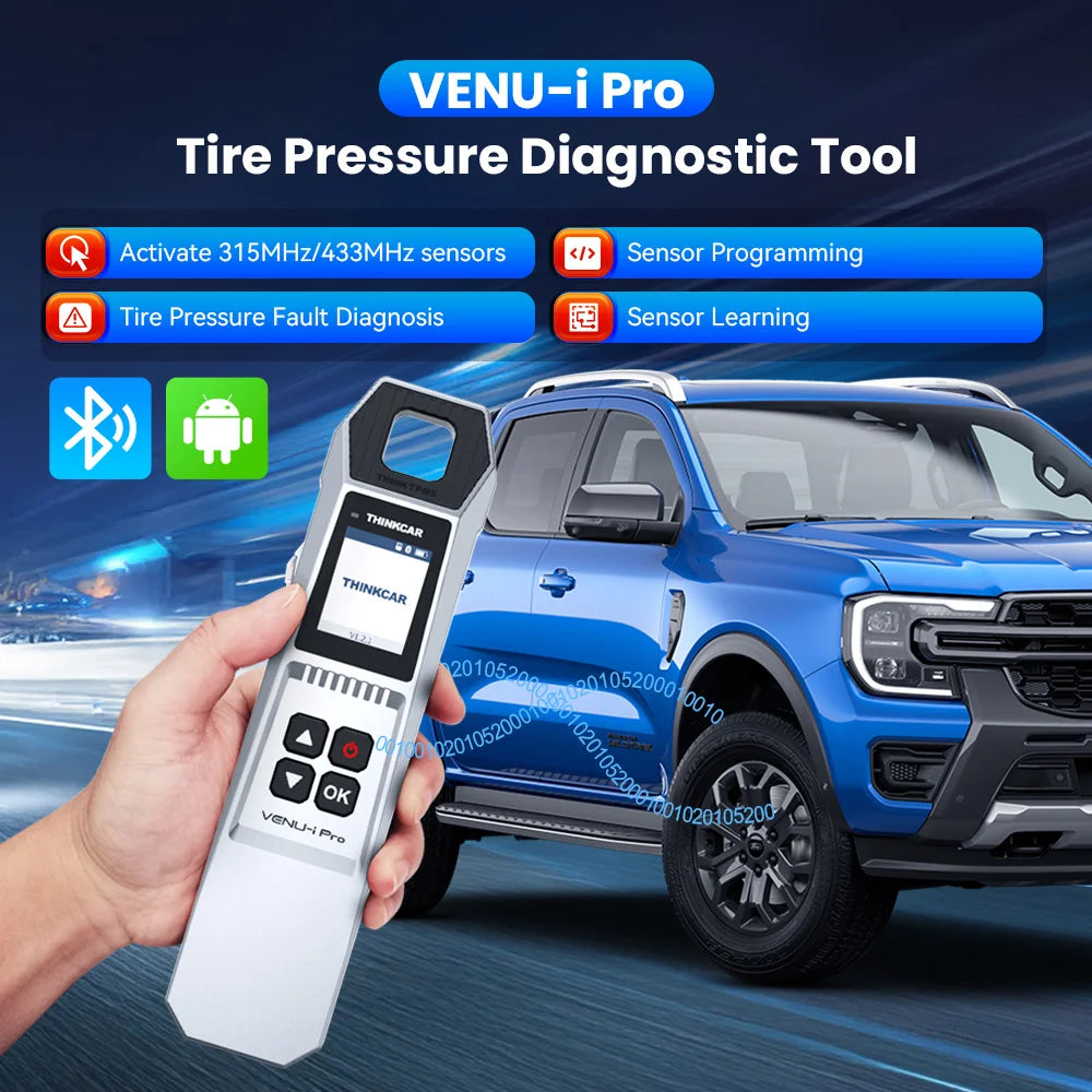 THINKCAR VENU IPRO Tire Pressure Inspection Tool 315MHz/433MHz TPMS Tire Repair Tool Sensor Activation Diagnostic Tool For 689BT